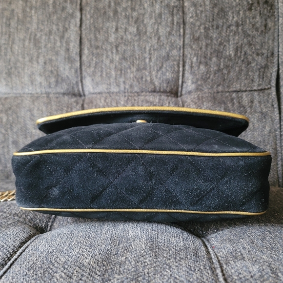 Michael Kors Suede Quilted Chain Crossbody - Picture 11 of 15